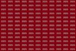 Can You Find 2225 Hidden Among 2025s in Just 8 Seconds? Tricky Optical Illusion Challenge