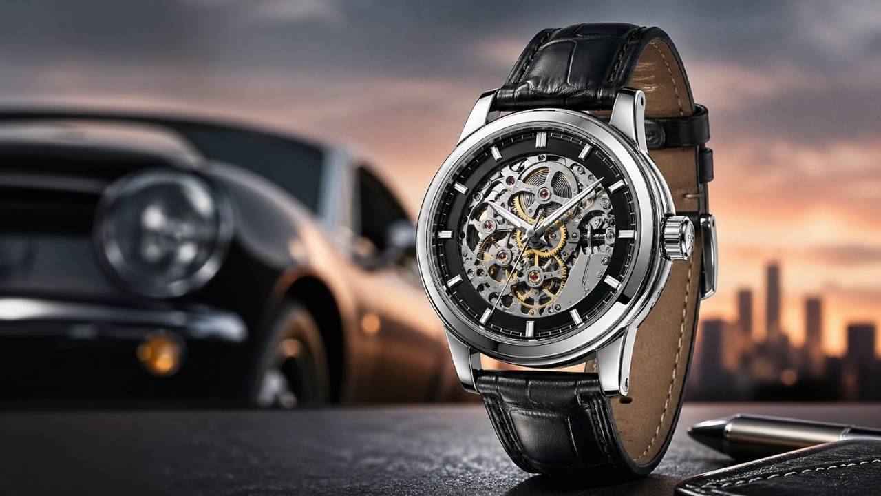 Sylvi Core-X Automatic Mechanical Watch for Men: Timeless Style and Precision